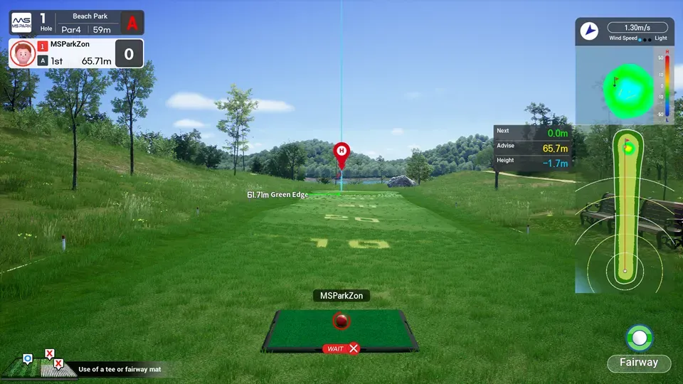 Beach Park (Virtual) course image